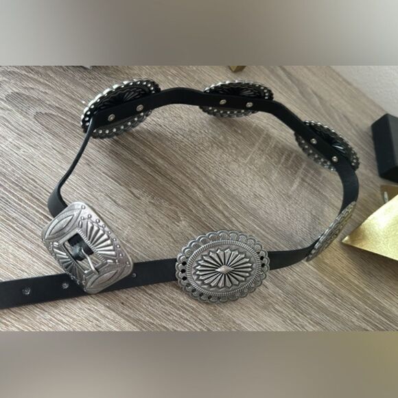 Bohemian cowboy belt A417 - Picture 4 of 7